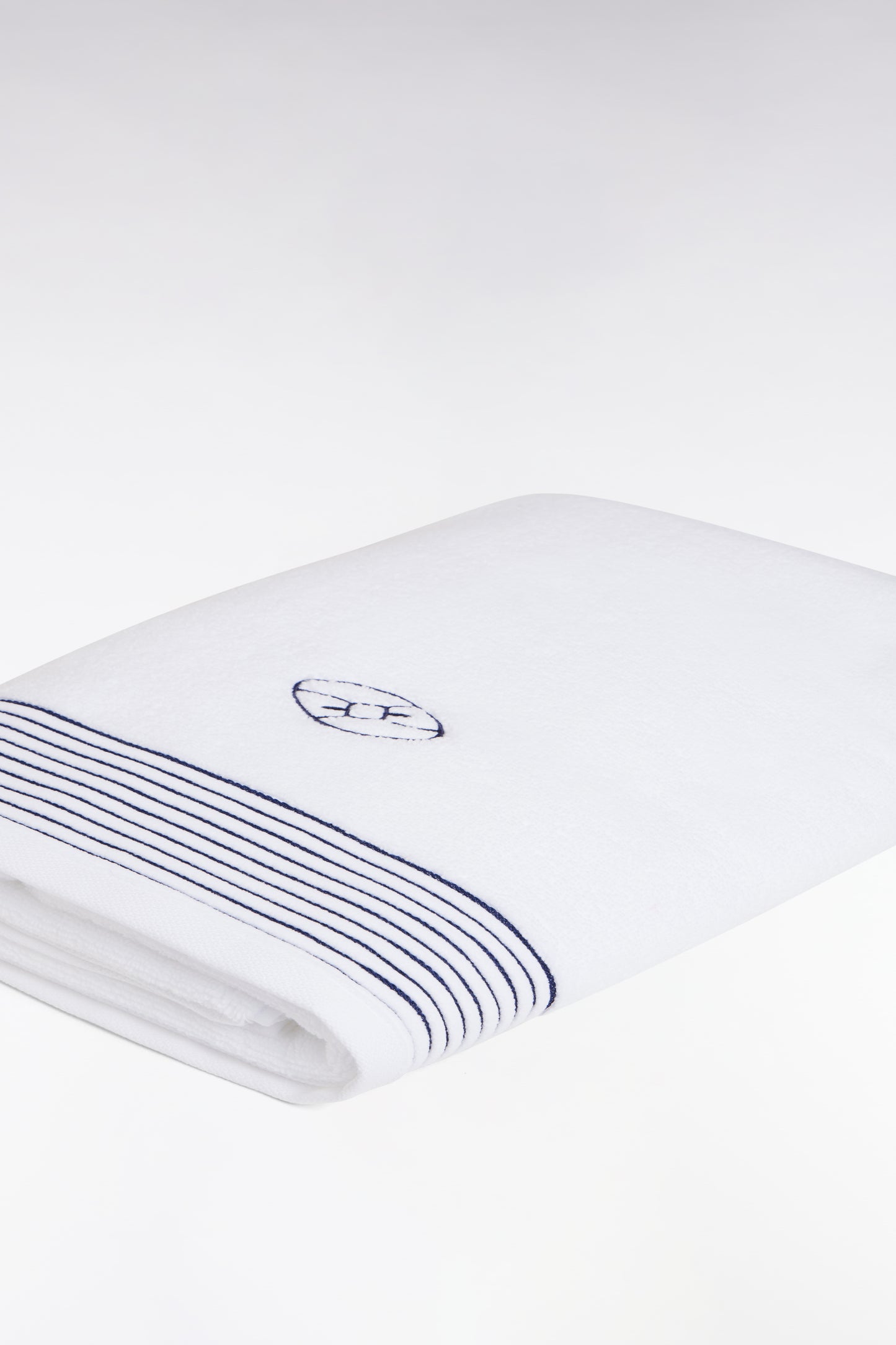 Drap de bain en coton éponge blanc