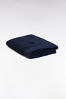Navy terry cotton bath towel