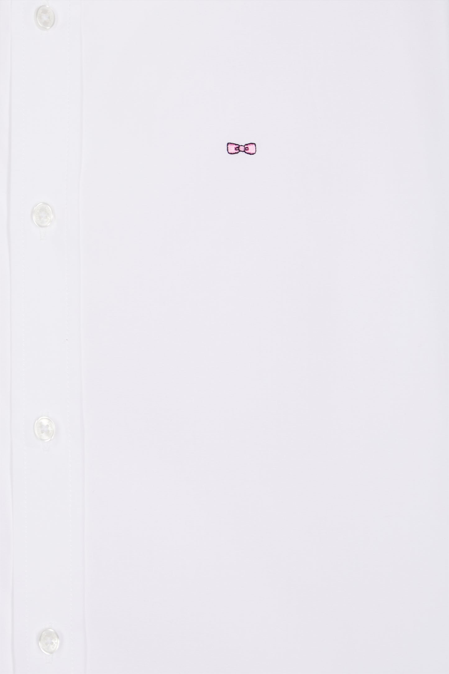 Chemise en popeline de coton blanc coupe slim