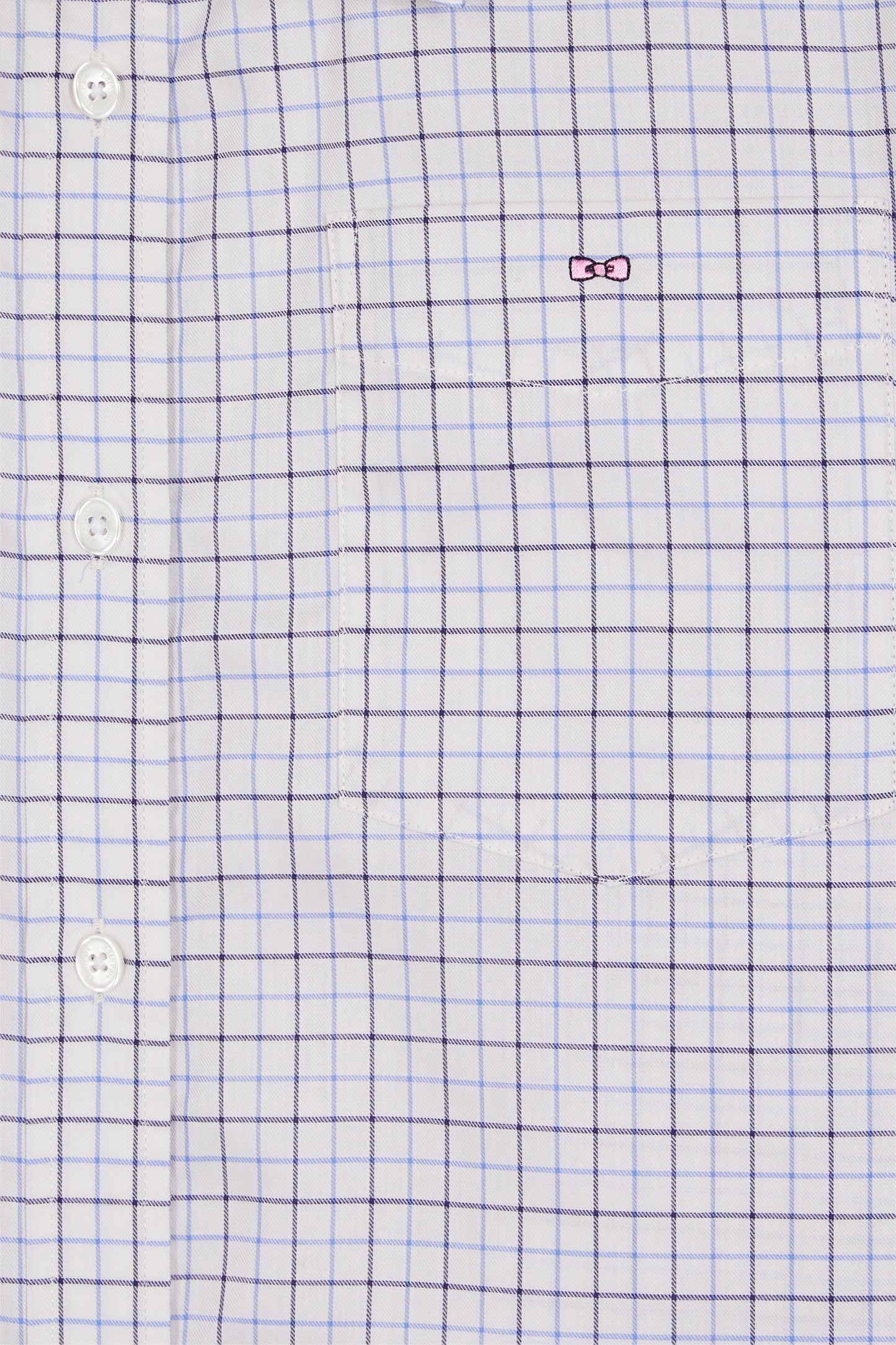 Chemise à carreaux grise et blanche coupe Relaxed