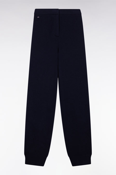 Navy cotton fleece jogging suit - Image 1