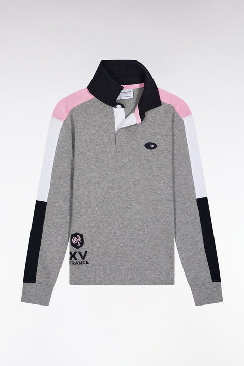 Long-sleeved jersey cotton tricolor XV de France - Image 1