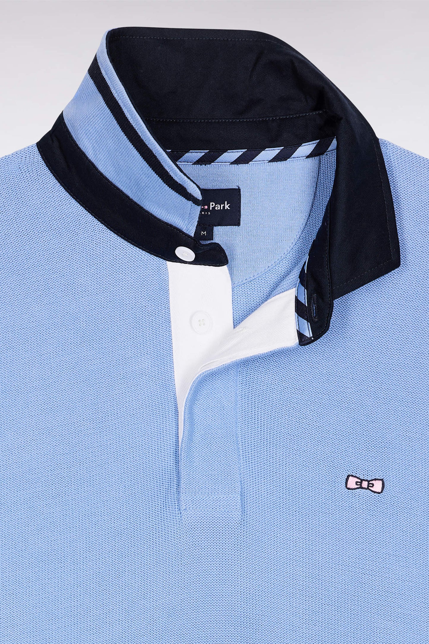 Sky cotton embroidered jersey-neck sweater 10