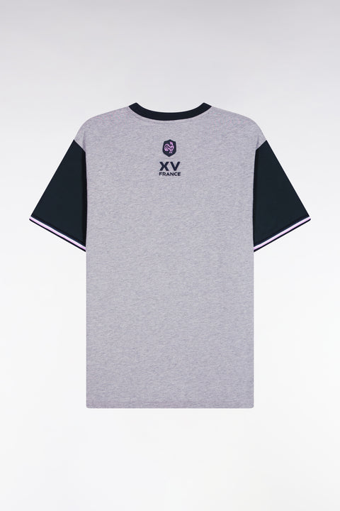 Grey cotton short-sleeved T-shirt - Image 2