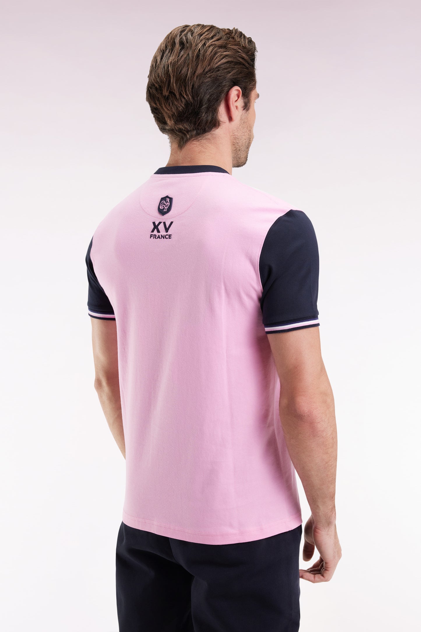 T-shirt à manches courtes en coton gris