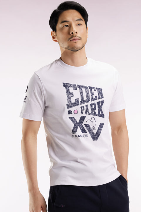 XV de France short-sleeved white T-shirt - Image 1
