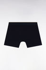 Navy and khaki colorblock cotton jersey boxer shorts