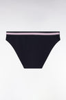 Navy stretch jersey panties with logo