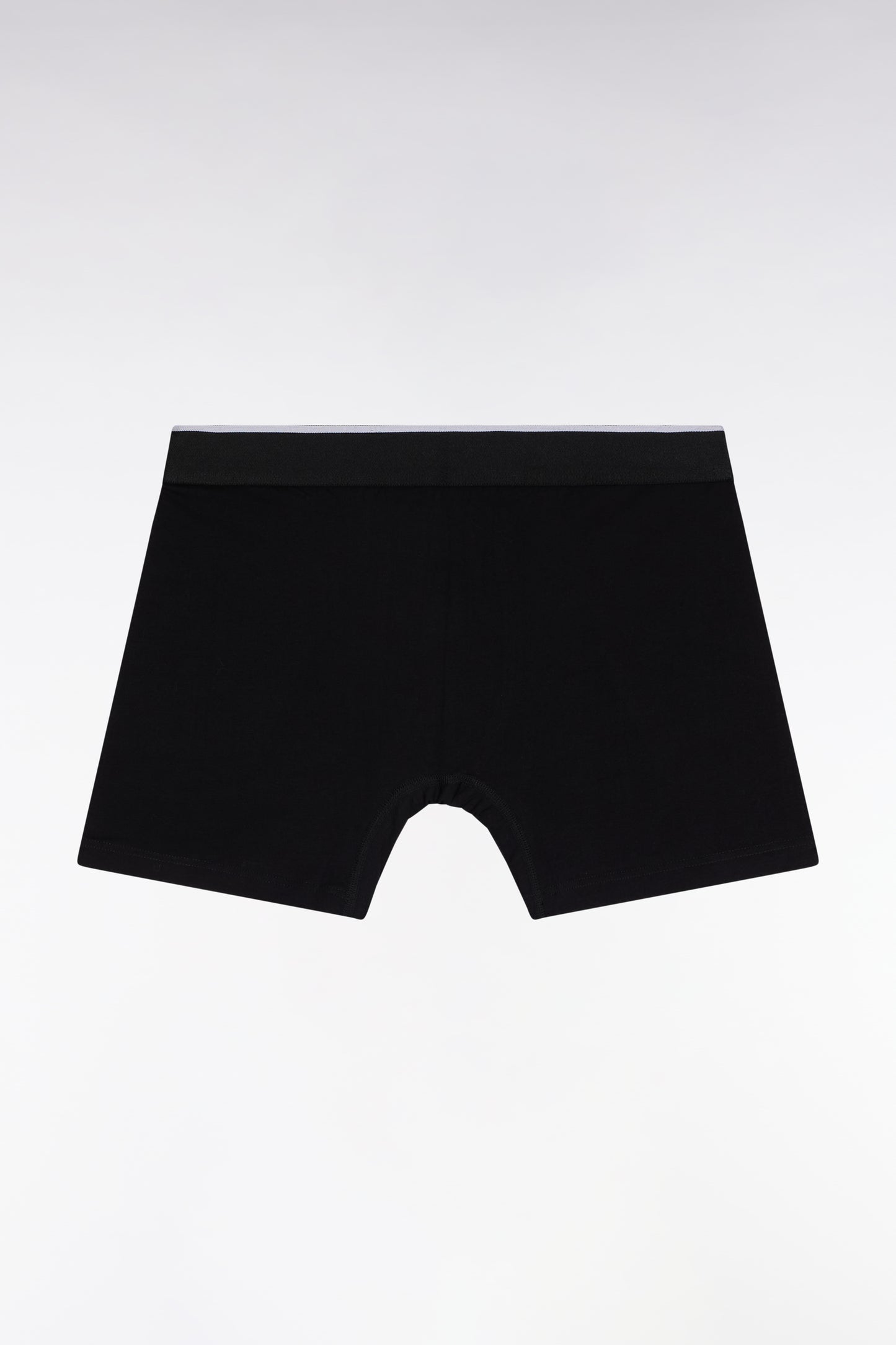 Set of two dark grey colorblock stretch cotton jersey boxer shorts