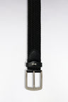 Ceinture tressée élastique noire