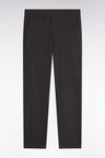 Pantalon chino sans plis en gabardine de coton stretch kaki