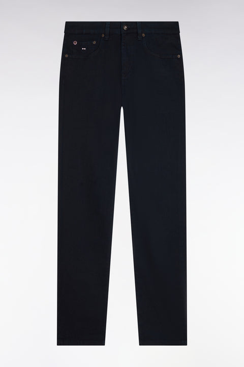 Jean 5 poches en denim stretch marine coupe droite - Image 2