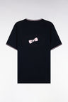 T-shirt manches courtes marine coupe droite