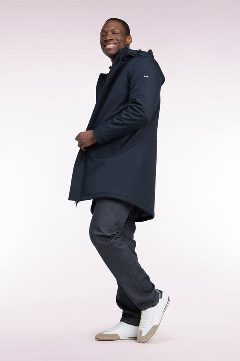 Parka longue marine - Image 1