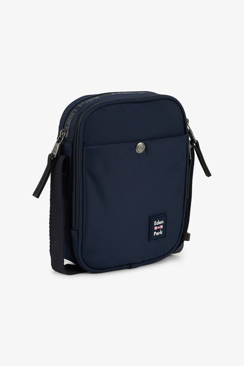 Dark blue rectangular messenger bag - Image 3