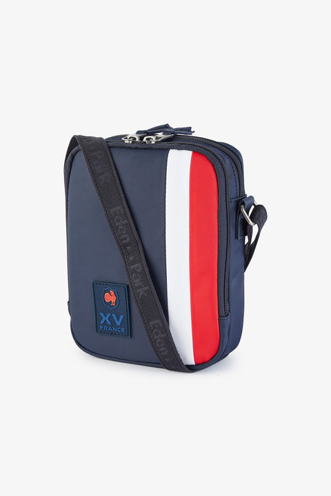 Rectangular messenger bag with tricolour France XV - Image 3