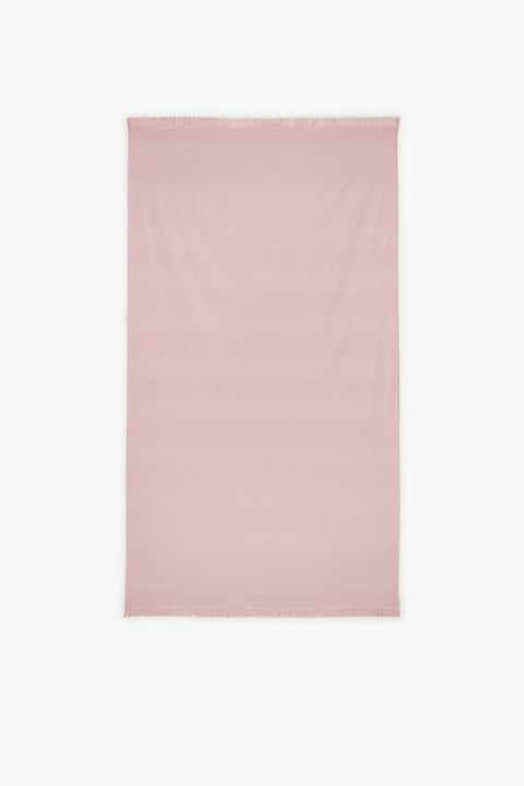 Striped pink hammam towel - Image 1