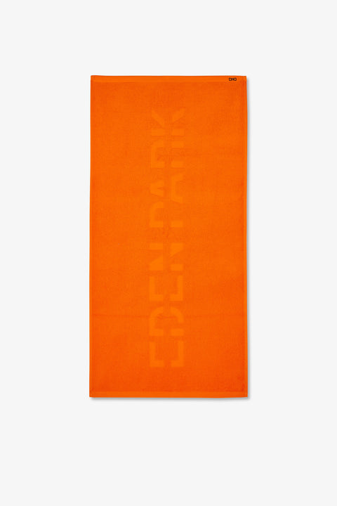 Small orange sports towel - Image 1