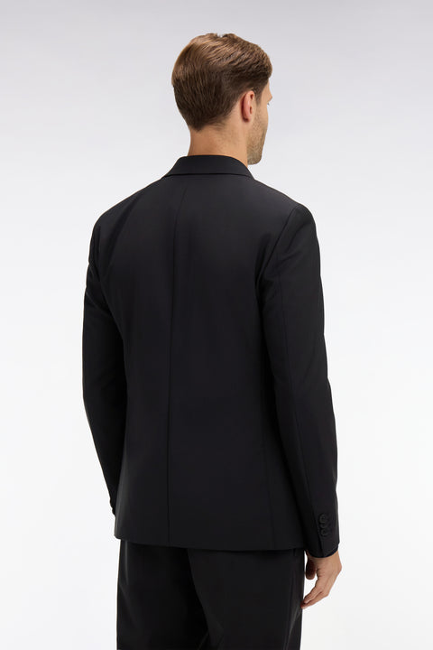 Blazer noir détails noeud en relief - Image 3