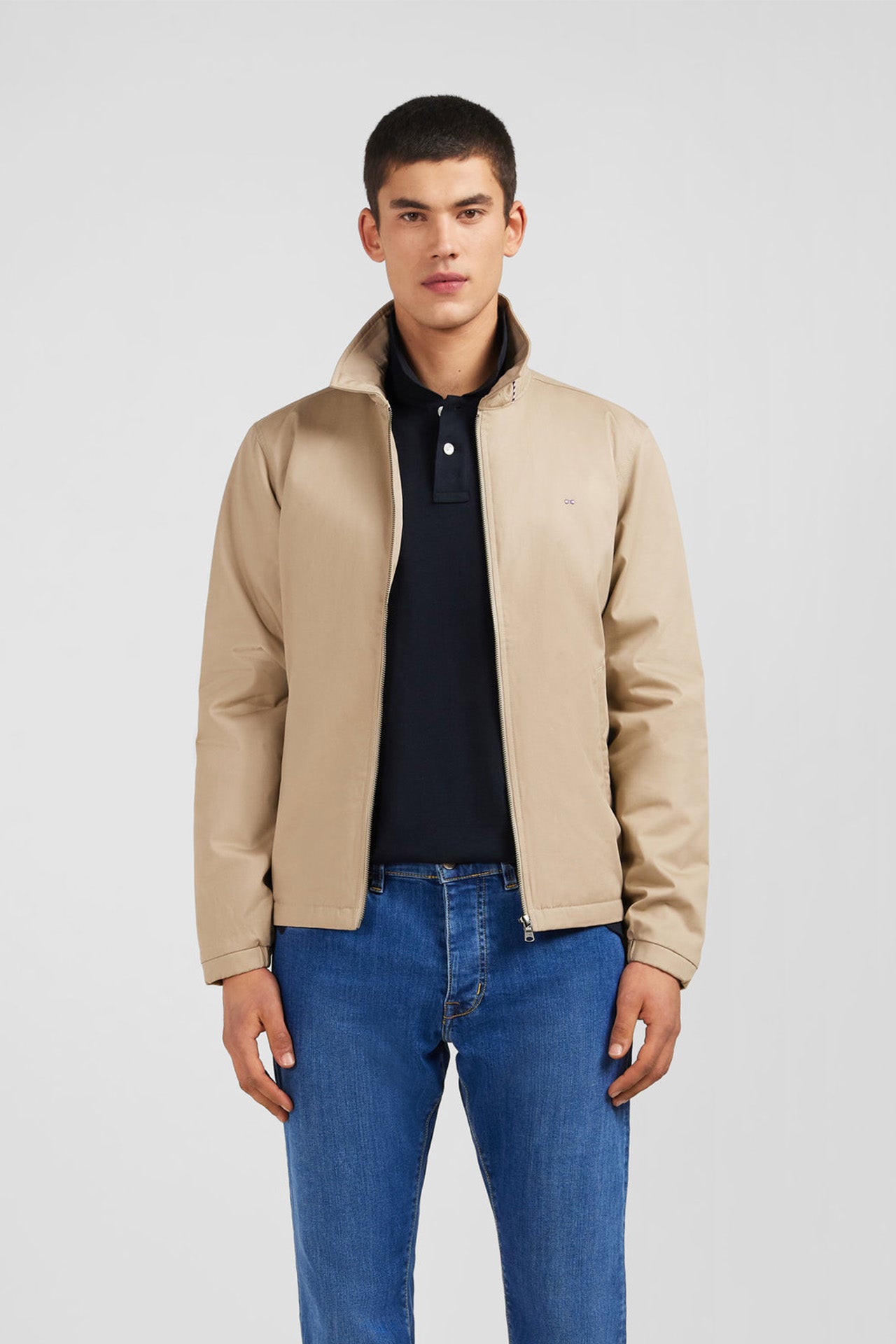 Blouson beige rembourré
