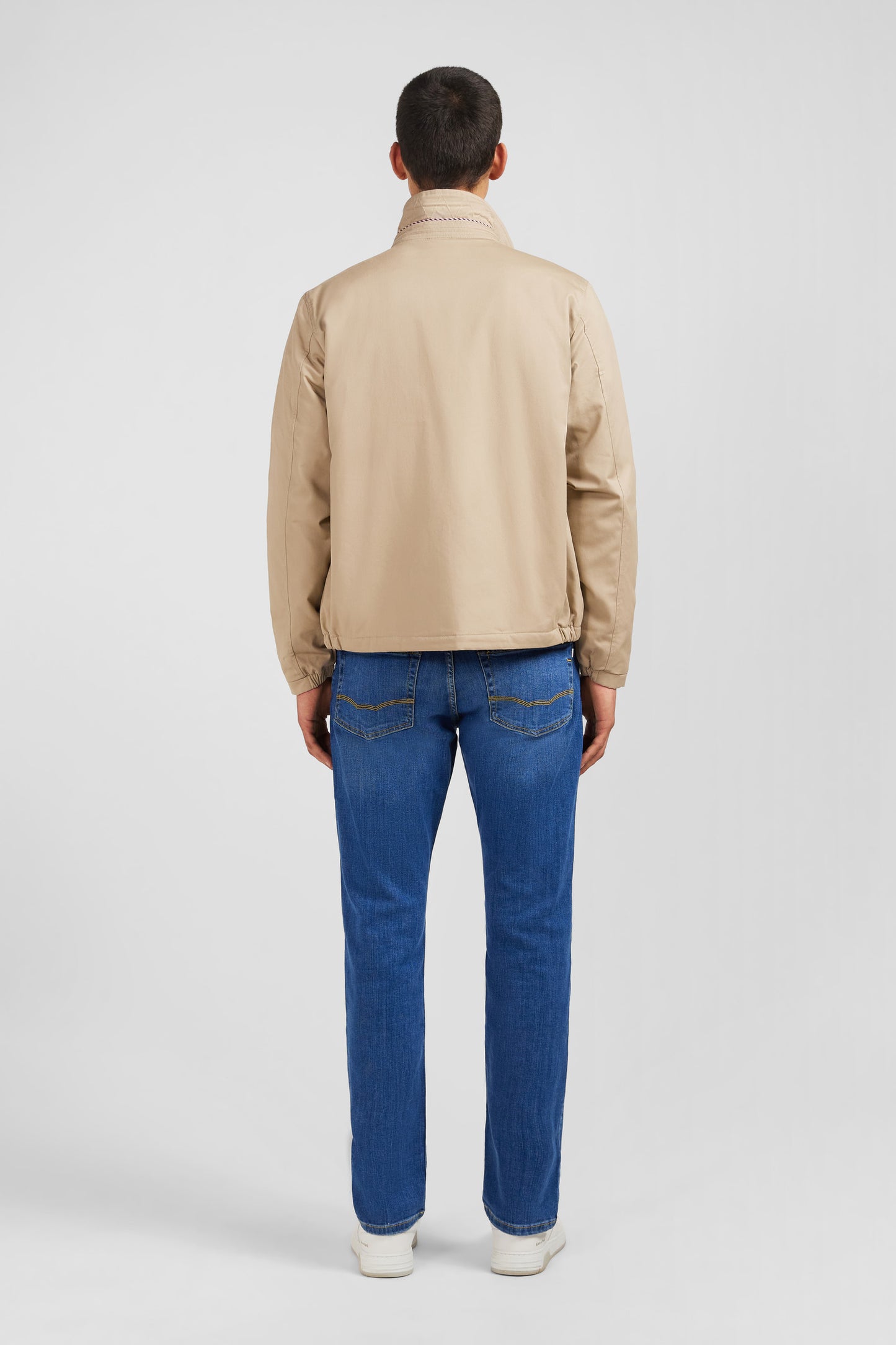 Blouson beige rembourré