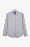 Chemise gris clair unie en coton