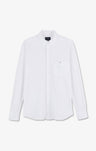 Chemise en coton pinpoint blanc