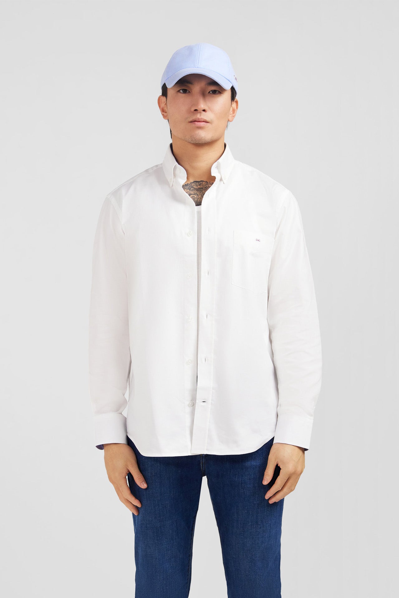 White cotton shirt