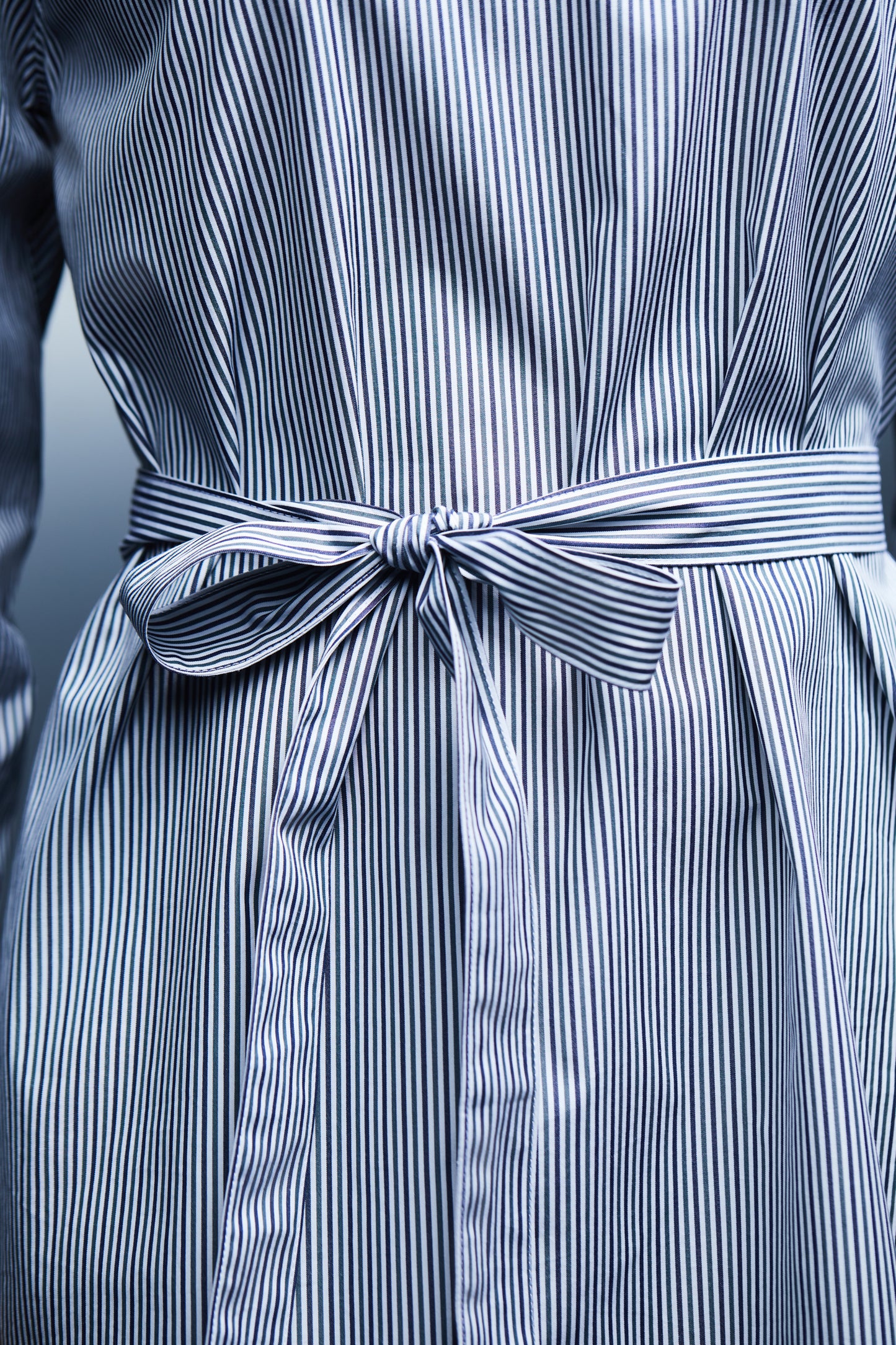 Upcycled striped swimsuit dress Pap'Atelier