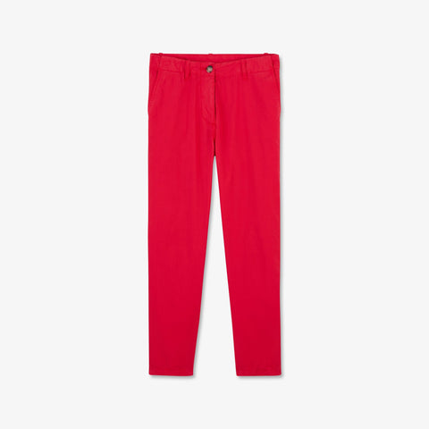 Pantalon rose en popeline de coton - Image 2