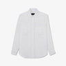 Chemisier blanc uni en lin