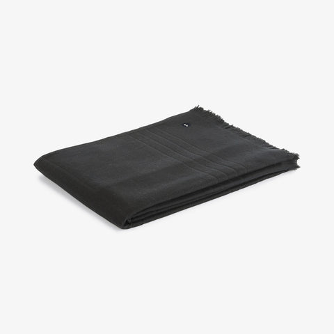 Plain dark blue hammam towel - Image 1