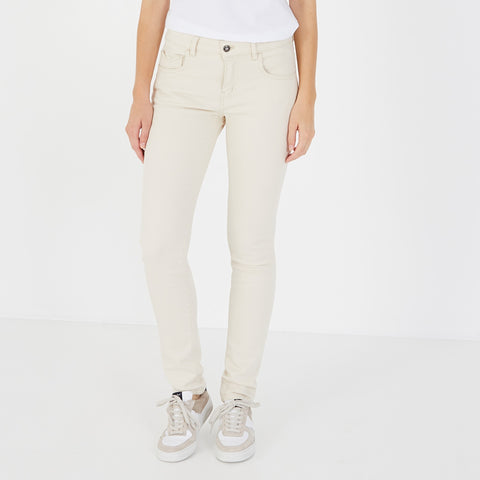 Pantalon blanc en coton - Image 1