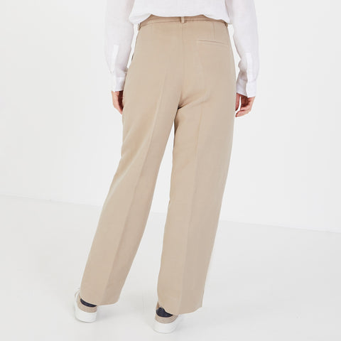 Pantalon à pinces beige - Image 3