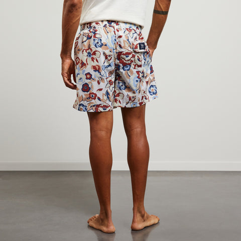 Short de bain blanc imprimé fleurs exclusif - Image 3
