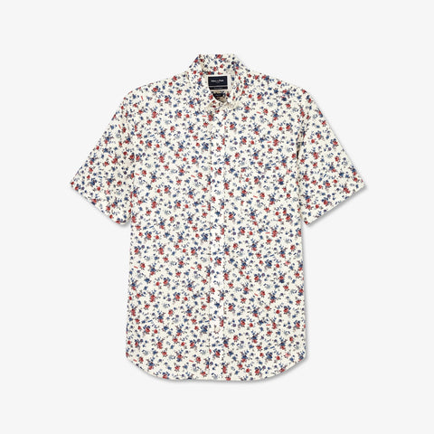 Pima cotton blouse with exclusive floral print - Image 2