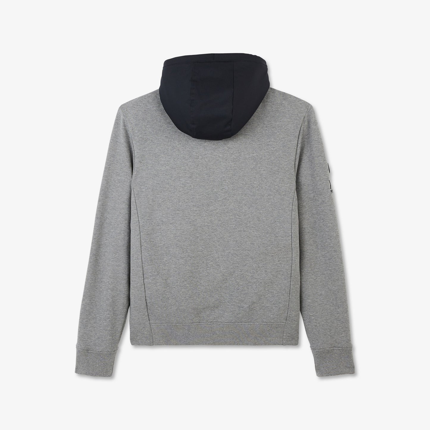Sweat bleu foncé zippé colorblock bimatière XV de France
