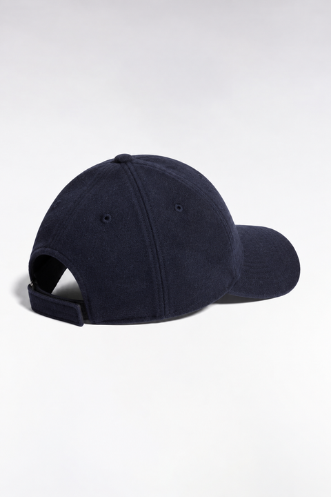 Casquette hiver unie marine - Image 2