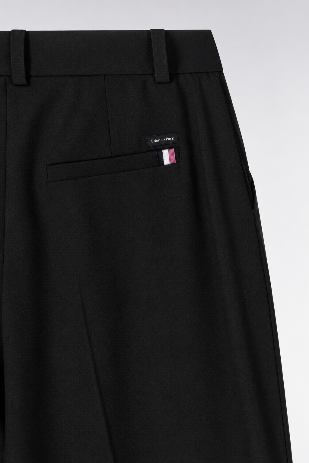 Pantalon à jambes larges fluide noir