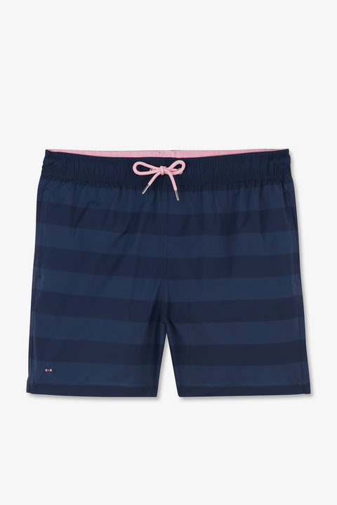 Short de bain à rayures bleu - Image 2