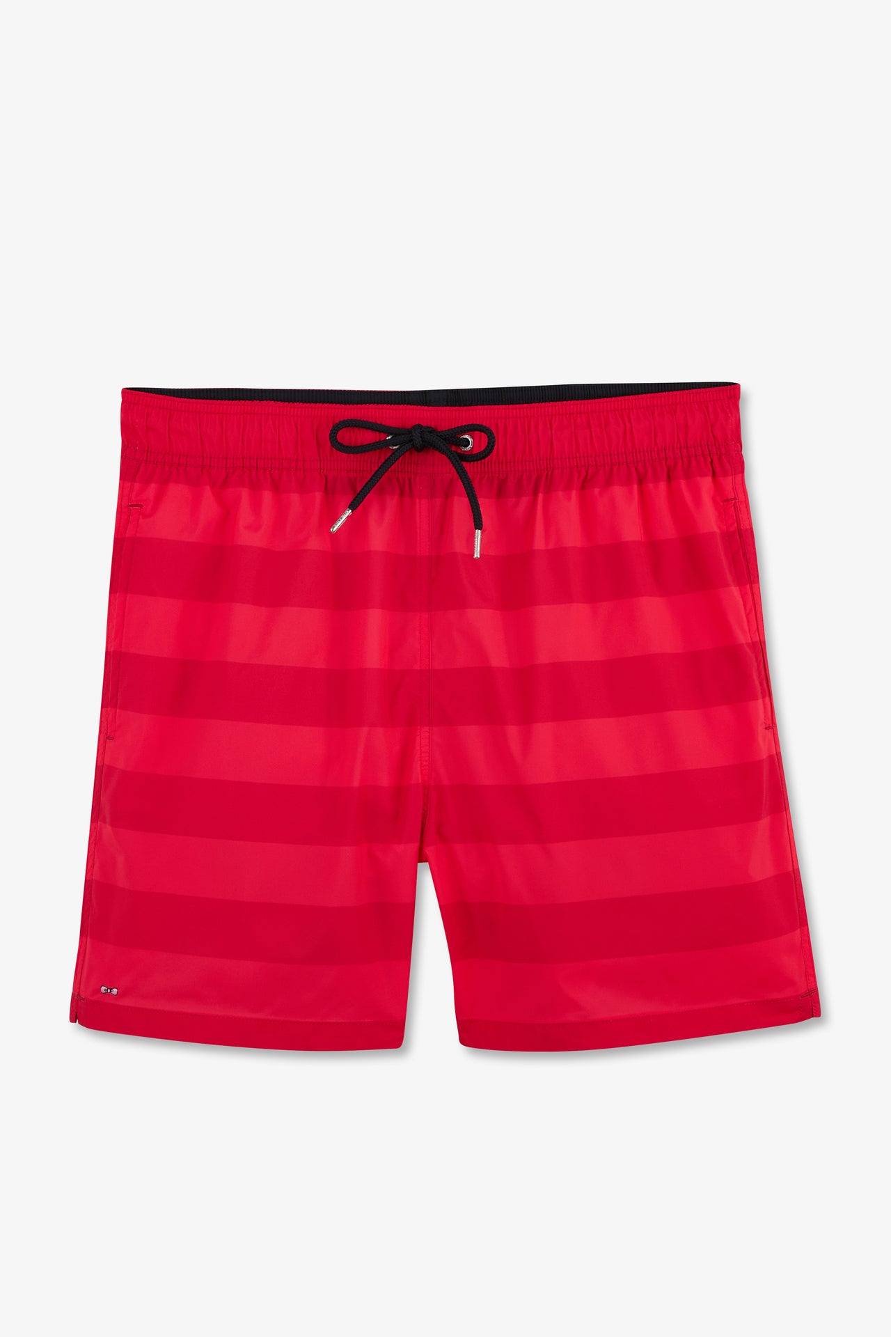 Short de bain à rayures rouge
