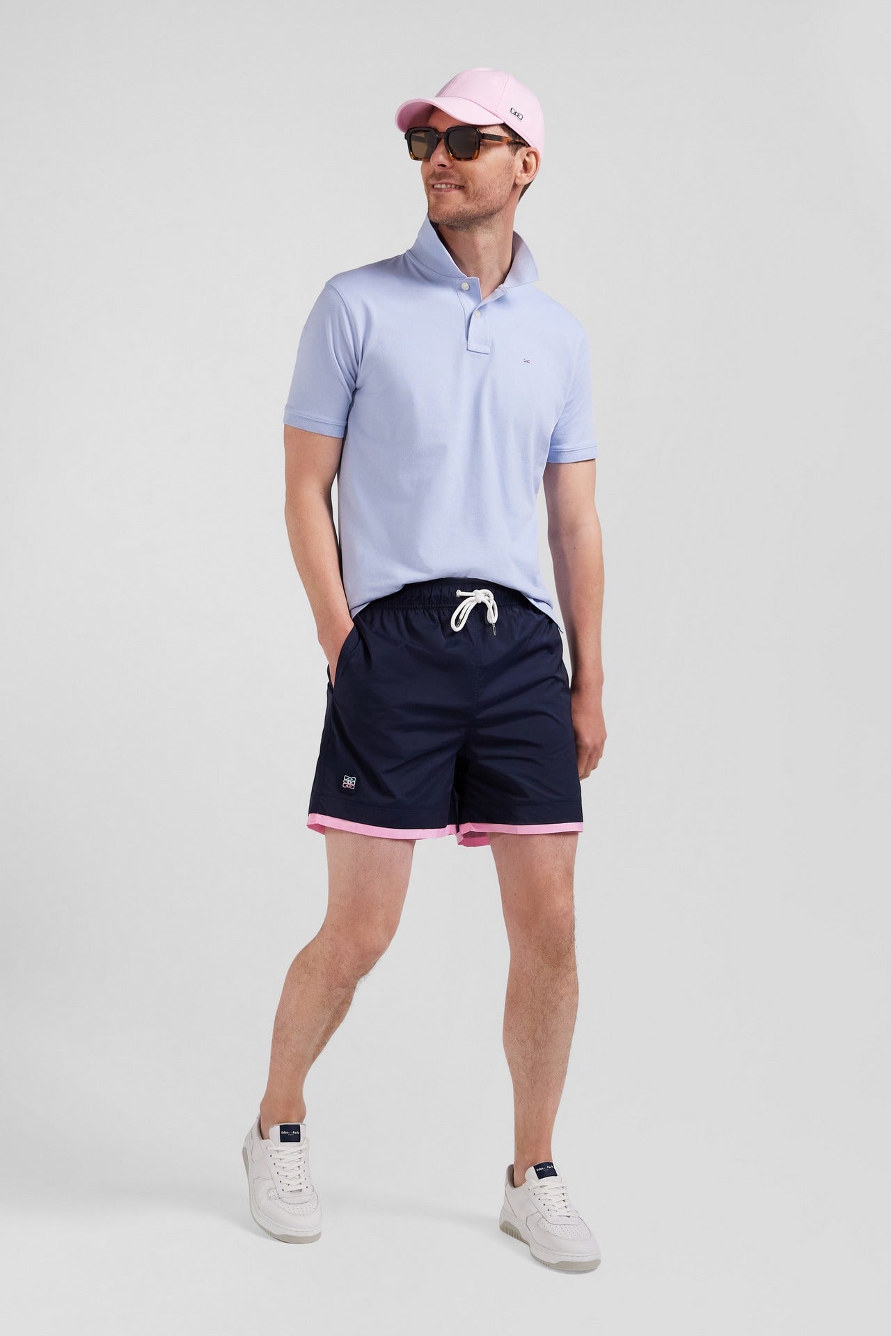 Short de bain bleu marine