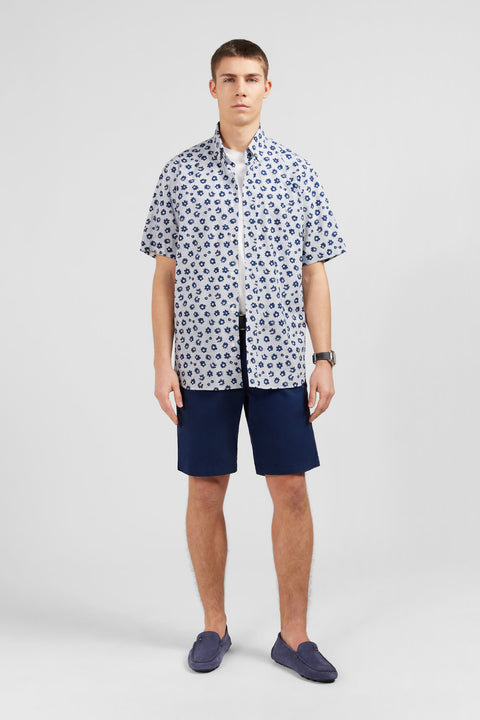 Shirt with exclusive floral print - Image 1