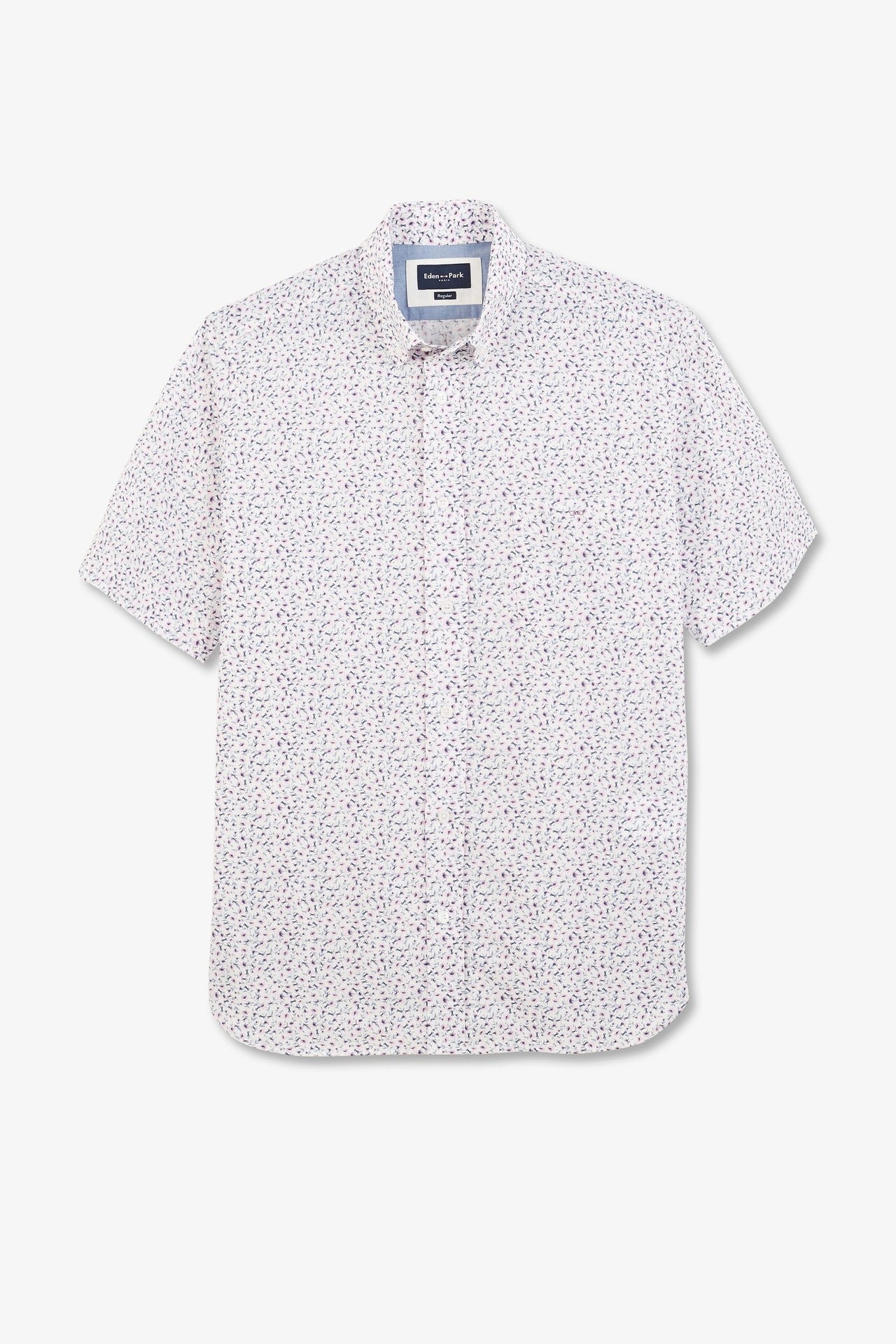 Chemisette blanche imprimée exclusif fleurs