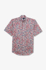 Pink shirt with flower print