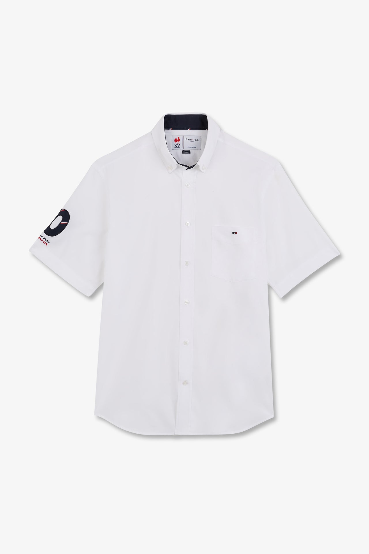 Chemisette blanche brodée XV de France