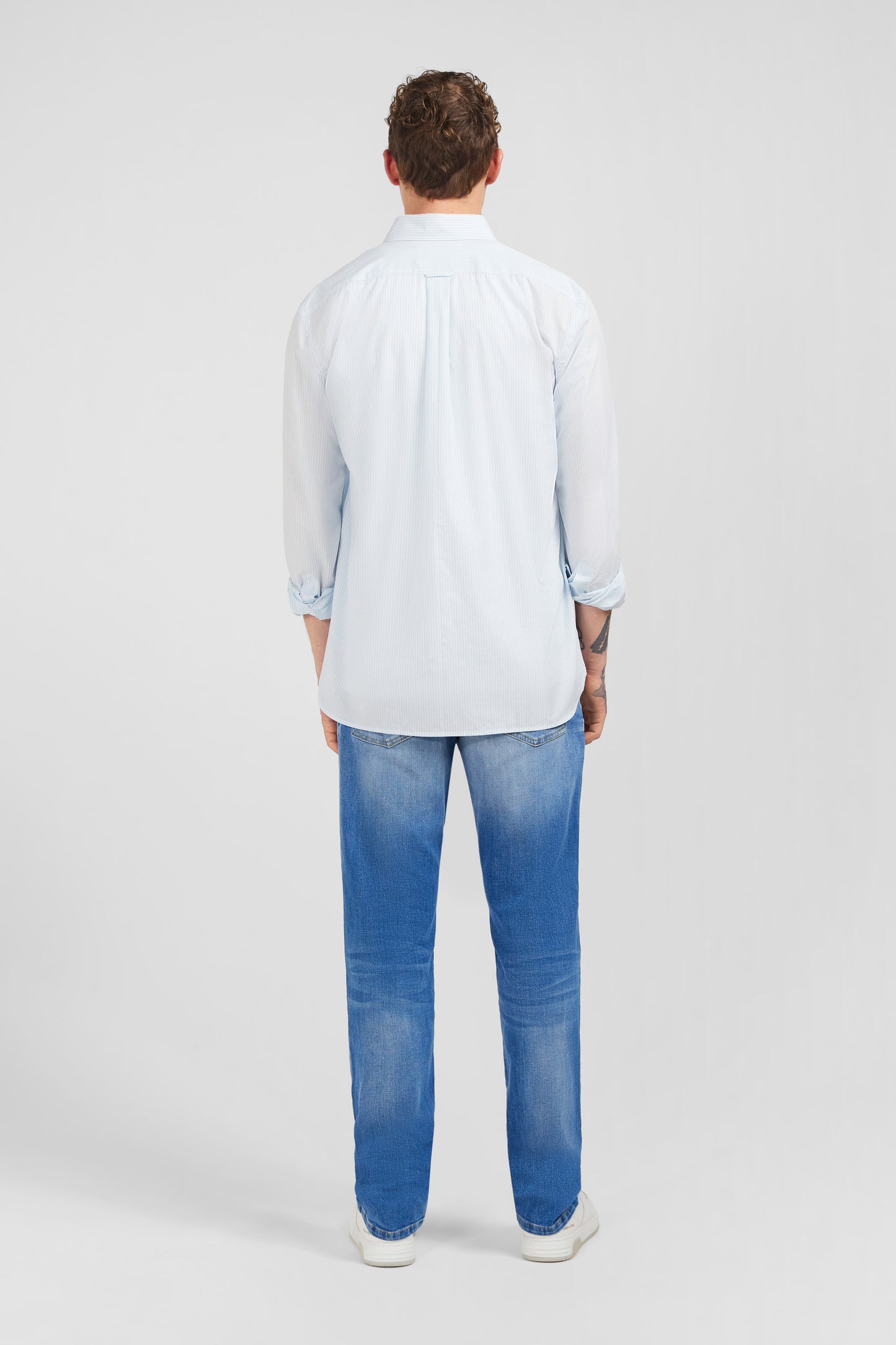 Light blue striped shirt