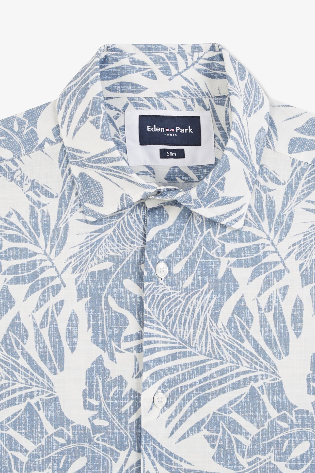 Chemise à imprimé feuilles exclusif