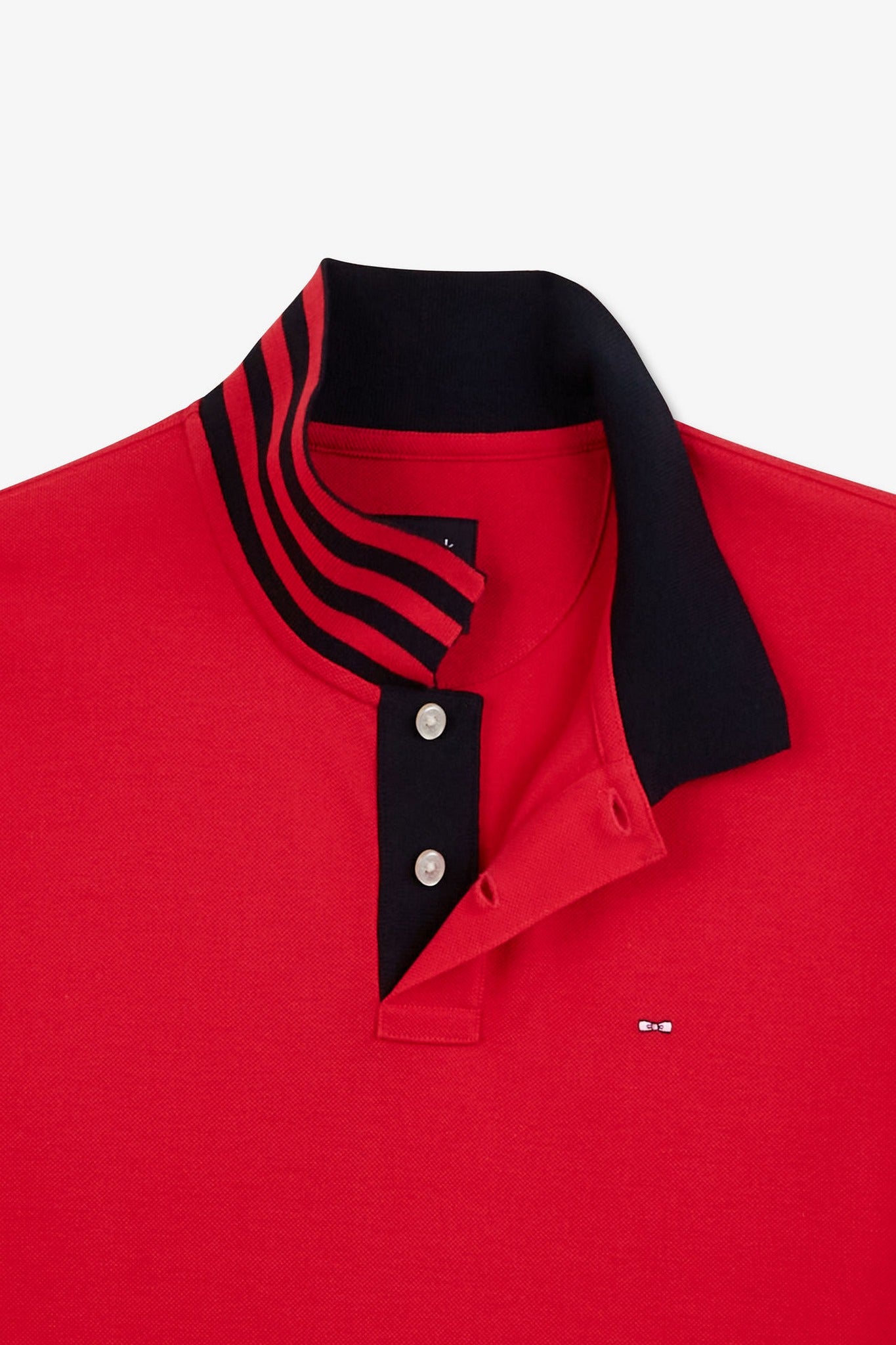 Polo rouge manches courtes