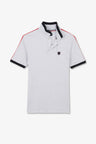 Polo gris chiné manches courtes